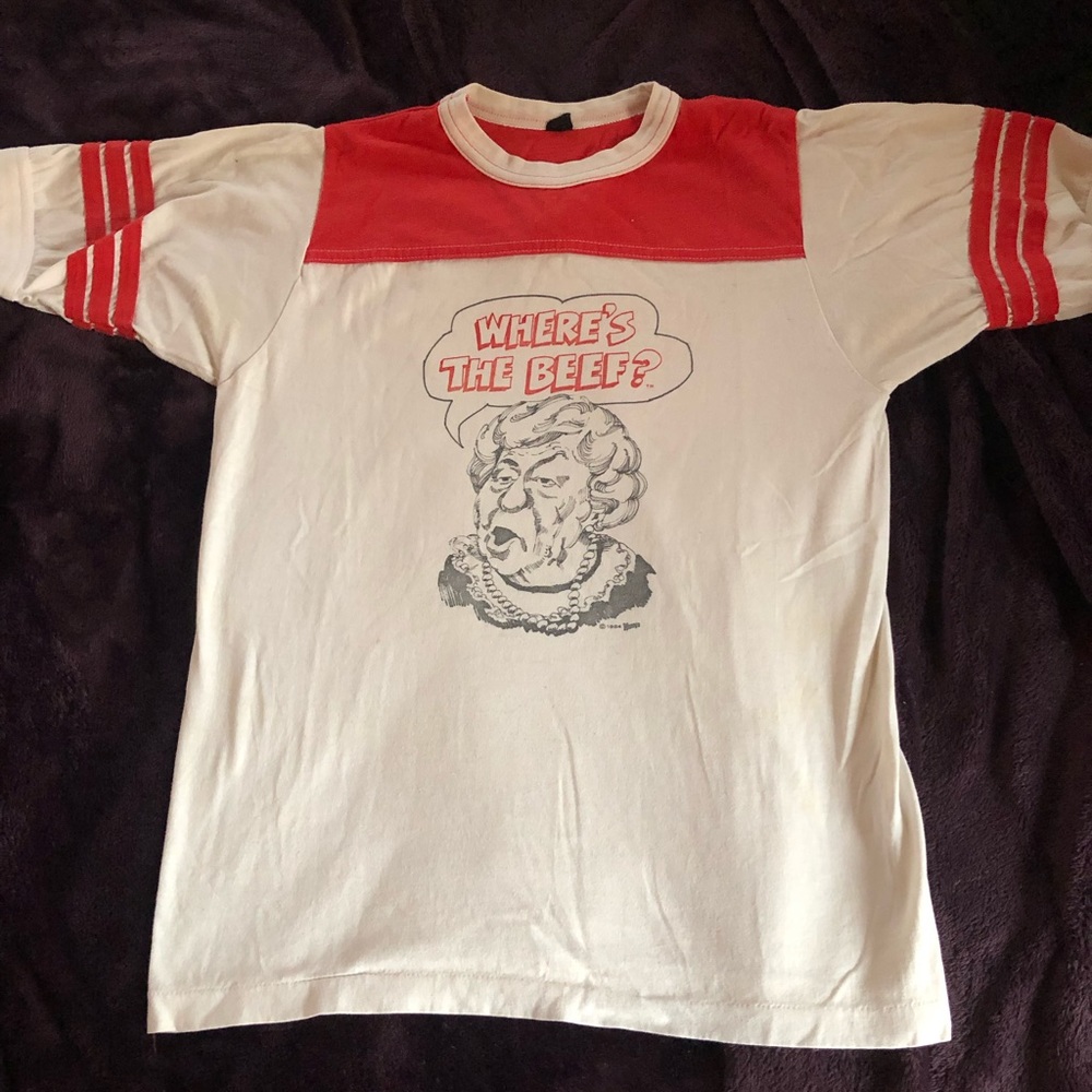 RARE VINTAGE Wendy’s Where’s The Beef Tee (1980’s)
